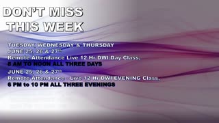 DON'T MISS THIS WEEK OF CLASSES AT AES