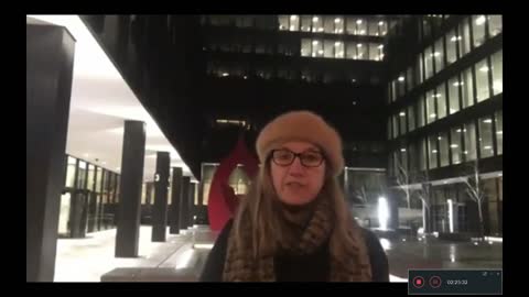 No Proof that Covid 19 Exists -Gemma O'Doherty Outside The Nephet HQ January 2021