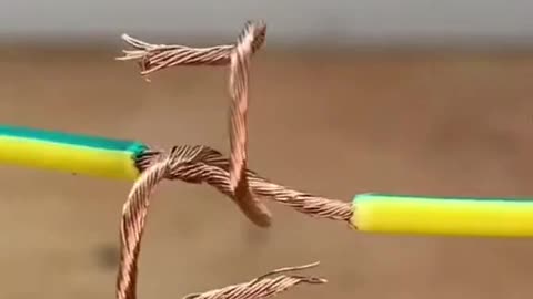 Quick connection of copper wire