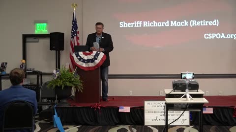 CSPOA Sheriff Richard Mack speaks at 2024 CDF Fundraiser