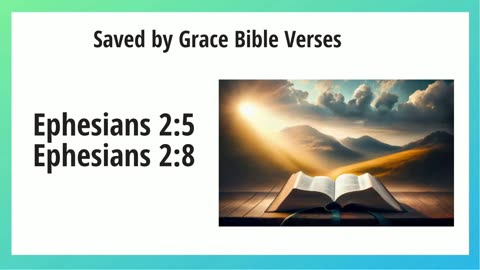 Saved by Grace Bible Verses