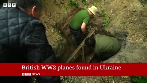 Ukraine finds British WW2 hurricane planes outside kyiv