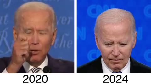 This is Joe Biden ‘19 and ‘24. Until the debate the media tried to deny this