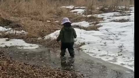 Our Unofficial Rain Gear Tester!! #kids #spring #rain #play