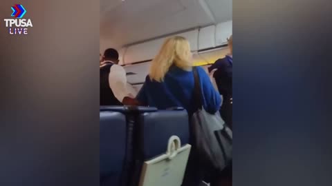 WATCH: Woman FREAKS OUT Over Unvaccinated Passenger On Plane