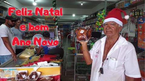 Mensagem de Natal e Ano Novo do Mercadinho São Luiz em Conceição do Jacuípe