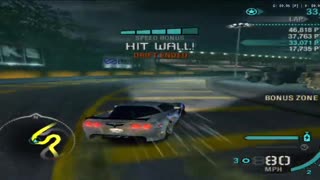 NFS Carbon - Challenge Series Gold Drift Event Gameplay(AetherSX2 HD)