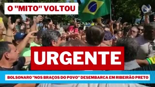 URGENTE BOLSONARO É RECEBIDO POR MULTIDÃO EM RIBEIRÃO PRETO