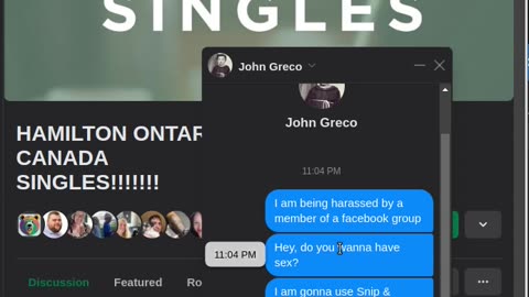 How to Capture a harassment message on a facebook messenger using ScreenShot
