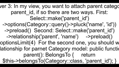 FilamentPHP How create a relationship in the same modal