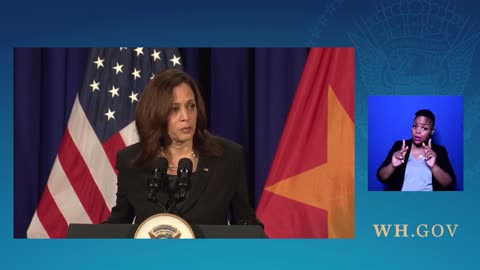 Kamala Harris Delivers Remarks and Takes Questions from the Press