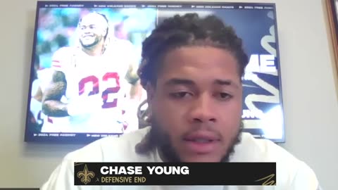 Chase Young's 1st Interview | New Orleans Saints