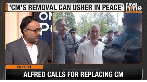 Manipur MP Alfred K Arthur calls for the replacement of CM Biren Singh News9