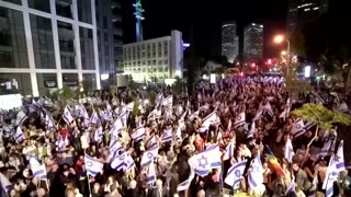 Tens of thousands protest on eve of Israel's Independence Day