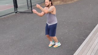 Try this!! Jump rope trick