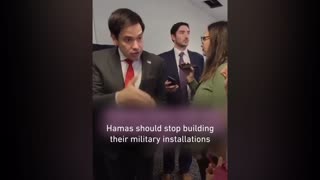 FL Senator Marco Rubio answers the question Will you call for a ceasefire in Israel?