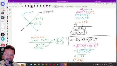 DI Geometry - Section 3-5-Finding the distance between point and line