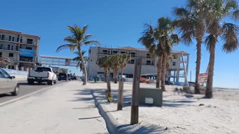 Fort Myers Beach, FL, Beach Bicycling Exploring 2023-01-15 part 1 of 1