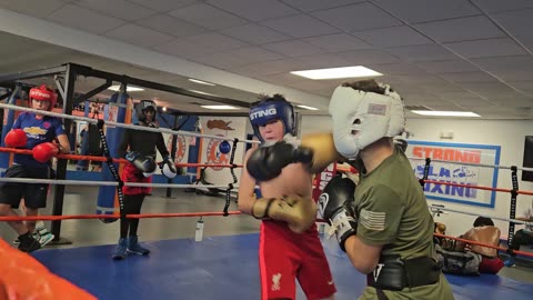 Joey sparring Michael. 10/3/23