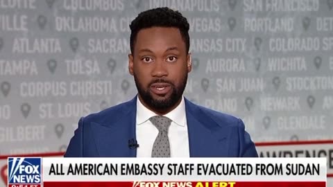 🚨 All American Embassy Staff evacuated from Sudan