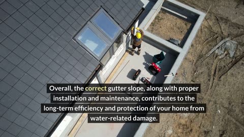 How to Calculate Correct Gutter Slope (Pitch)