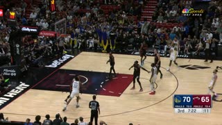 Curry Drains Three from Biscayne Bay! Warriors vs. Heat