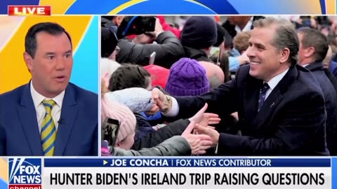 Hunter's trip to Ireland raises questions - Perhaps Joe is compromised