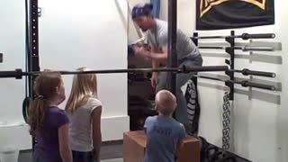 CrossFit Kids: Fitness Lonnie Vs. Little Girl