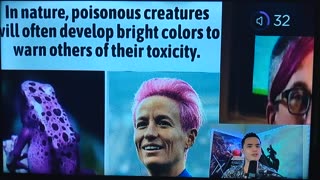 POISONOUS CREATURES WILL OFTEN DEVELOP BRIGHT COLORS TO WARN OTHERS OF THEIR TOXICITY.