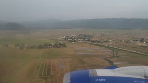 Flight / Plane Landing at Guwahati Airport, ASSAM. IndiGO Airline A320 with Original Sound