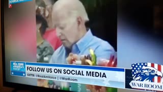 Biden napping in Hawaii conference