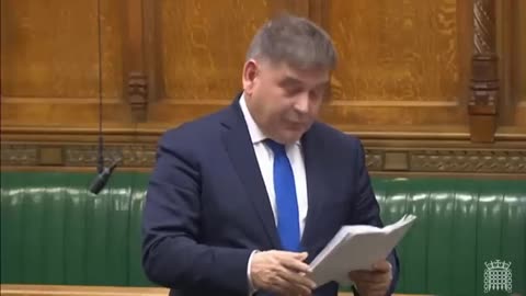 Brave MP Andrew Bridgen Speaking To British Parliament Despite Virtually No Support - 13/12/2022