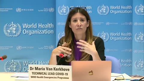 WHO covid lead Dr. Maria Van Kerkhove: asymptomatic transmission "very rare"