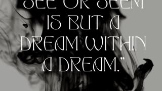 Quote from Edgar Allan Poe's "A Dream Within a Dream" #edgarallenpoe