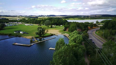 Drone Footage of a Rural Area