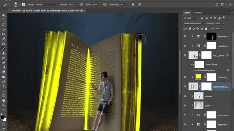 Fantasy Book - Photoshop tutorial - Easy Photo Editing Tutorial