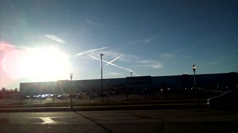 Chemtrails over Akron (again) 😮😣😥