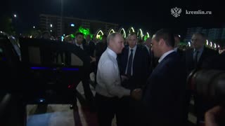Vladimir Putin met with residents of Derbent