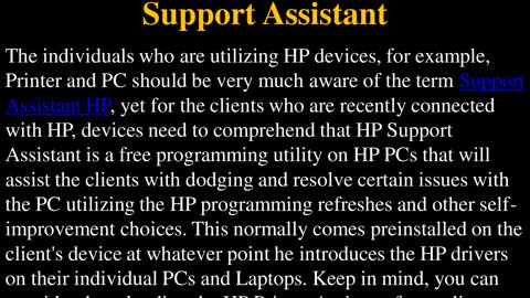 How To Fix Troubleshooting HP Support Assistant