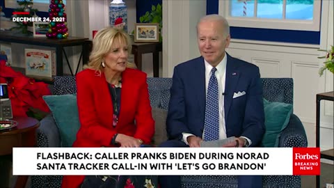 VIRAL FLASHBACK: Prank Caller Tells Biden, 'Let's Go Brandon!' During Santa Tracker Call-In Show