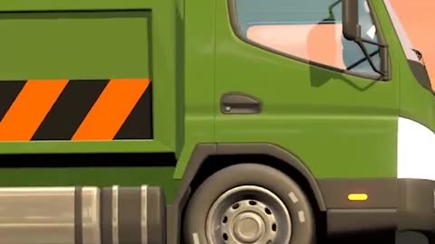 Wheels on the Garbage Truck #viral #trending #popular #ytshorts #cars #cartoon