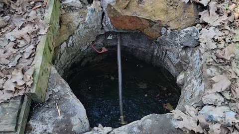 UNCOVERING AND FILLING IN AN OLD CISTERN