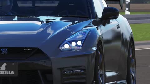 Nissan GTR Fly By