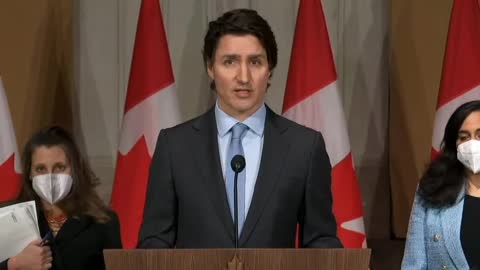 Canada will stand against authoritarianism, announces sanctions against Russia - Trudeau