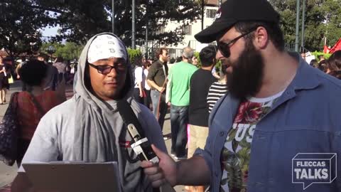 Fleccas Talks Interviews Demonstrators Protesting Trump's DACA Decision