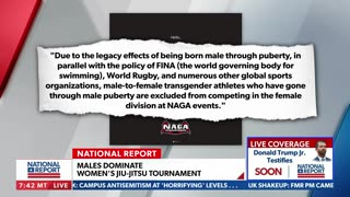 Newsmax - Female martial artists refuse to compete against biological men