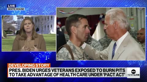 Biden highlights benefits for vets exposed to toxic chemicals