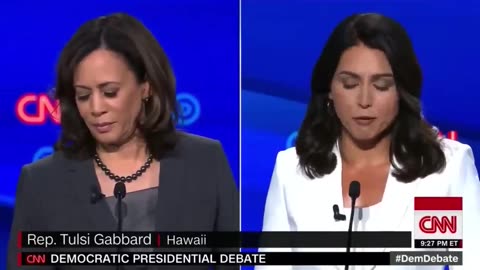Tulsi Gabbard crushes Kamala Harris in 2019 Democratic presidential debate.