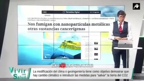 Presentador de television habla de los Chemtrails - cambio climatico hecho por humanos