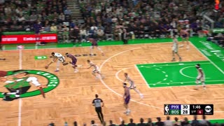 The Celtics get the steal and Tatum (14 PTS) caps the stop with a slam! PHX-BOS